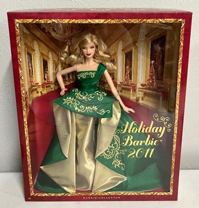 lot 167 image: Holiday Barbie 2011 Collector NRFB