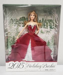 lot 132 image: 2015 Holiday Barbie NIB