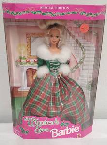 lot 153 image: Special Edition Winters Eve Barbie NIB 1994
