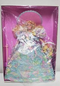 lot 160 image: Enchanted Seasons Collection Spring Boquet Barbie NIB