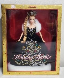lot 197 image: Bob Mackie Holiday Barbie 2006 NRFB