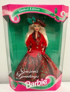 lot 178 image: Limited Edition Seasons Greeting Barbie 1994 NIB