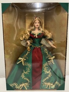 lot 195 image: LE Second in a Series Holiday Treasures Barbie 2000 The Official Barbie Collectors Club NIB