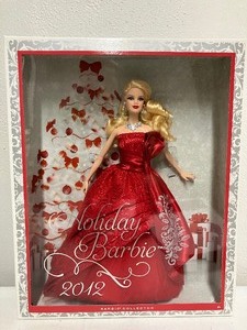 lot 210 image: Holiday Barbie 2012 NIB