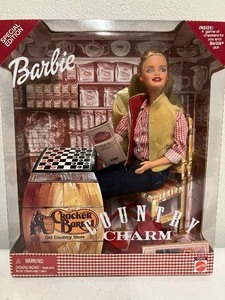 lot 214 image: Country Charm Barbie 2000 Cracker Barrel Exclusive SE NIB