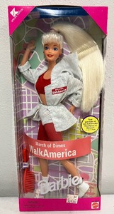 lot 235 image: Kmart SE March of Dimes Walk America Barbie 1997 NRFB