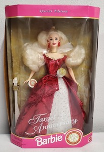 lot 249 image: 1997 Target 35th Anniversary Barbie SE NIB