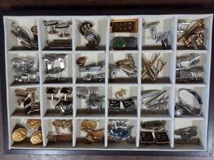 Lot Of Mens Jewelry-Cuff Links, Rings, Tie Tacks, Tie Bars & More (Not The Tray)