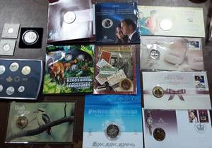 Collection Of Coin Sets Highlighting British Royals & Other Royal Canadian Mint Coins