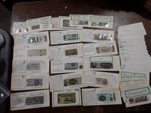 Collection Of Foreign Paper Currency