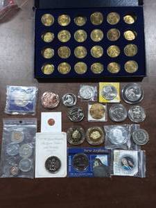 Collection Of Layered Gold & Silver Replica-23rd Olympic Games Coins