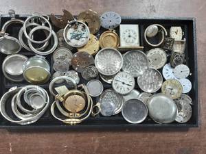 Lot Of Watch Parts (Steampunk Art)