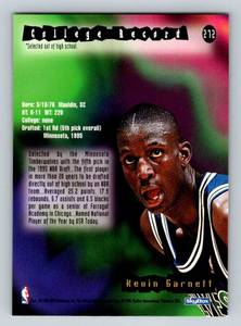 lot 32 image: Kevin Garnett RC 1996 Skybox NBA Hoopes #272 Rookie Minnesota Timberwolves Basketball Card