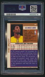 lot 9A image: Kobe Bryant PSA 8 1998 Topps #68 Basketball Card