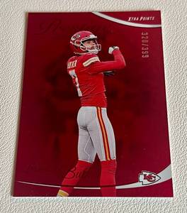 lot 25A image: Harrison Butker 399 2023 Prestige Xtra Points #145, numbered 320399, Football Card