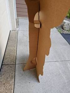 lot 34 image: Full Sized Santa Standing Cardboard Cutout