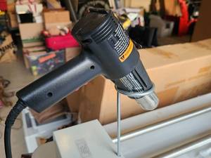 lot 31 image: Industrial Bar Sealer (Model SJ-C600) Table Top Sealer with Heater for Shrink Wrapping  Bags