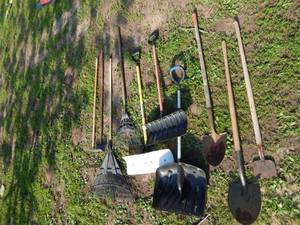 lot 10 image: 10 lawn and garden implements