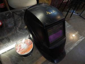 lot 51 image: New role of .035 flux core welding wire and Hobart Auto darken welding helmet