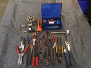 lot 82 image: Plumbing, plyers, cutters