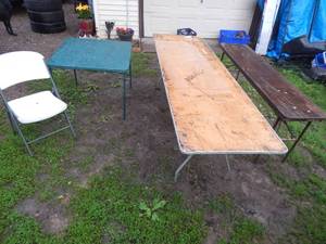 lot 76 image: Tables and a Chair