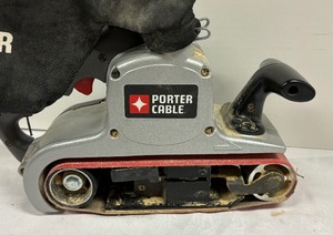 lot 118 image: Porter Cable Belt Sander with Dust Collection