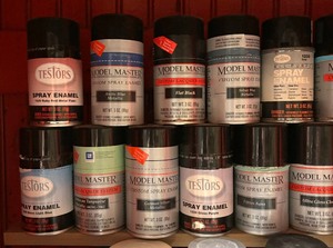 lot 125 image: Wide Array of Spray Paint