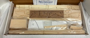 lot 126 image: New Blue Jacket Ship Crafters Authentic Wooden Model Maine Lobster Boat 58 Scale