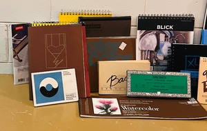 lot 154 image: Art Galore Books of Watercolor Paining, Sketching Paper, Postcards and More