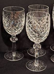 lot 10 image: Waterford Crystal Powerscourt Water Goblets