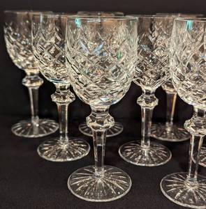 lot 11 image: Waterford Crystal Powerscourt Claret Glasses