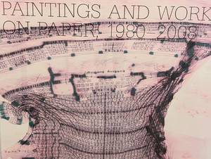 lot 29 image: Framed Guillermo Kuitca Walker Art Center Exhibit Poster