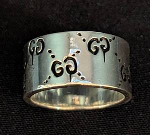 lot 25A image: Gucci Sterling Silver Ghost Ring