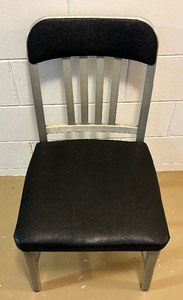 lot 81 image: Vintage Navy Classic Upholstered Chair