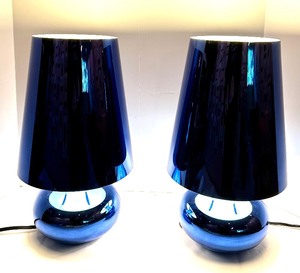 lot 62 image: Pair of Vintage Kartell Cindy Lamps