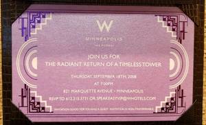 lot 83A image: An Invitation to The Radiant Return of a Timeless Tower (The W Minneapolis The Foshay) - September 28, 2008
