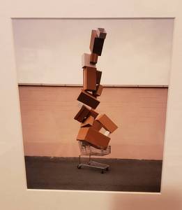 lot 43A image: Shopping Totem by David Welch - Framed Archival Pigment Print (From the Jen Bekman Project, NYC)