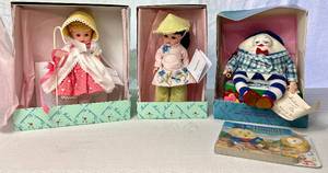 lot 13 image: Vintage Madame Alexander Little Bo Peep #42570, Humpty Dumpty #13060 and Vietnam #45210 - all in original boxes
