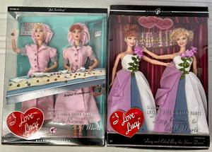 lot 30 image: I Love Lucy Dolls Lucy and Ethel Buy the Same Dress and Job Switching