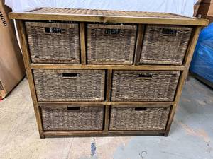 Wicker Dresser