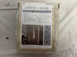 Allen and Roth 84 Blackout Curtain - Presi Cream