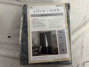 Allen and Roth 84 Blackout Curtain - Presi Navy