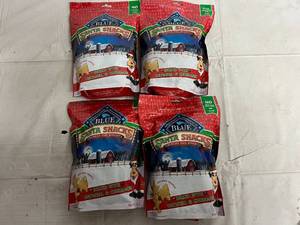 4 Bags of Blue Diamond Dog Treats Best by 09102023