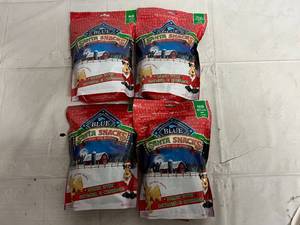 4 Bags of Blue Diamond Dog Treats Best by 09102023