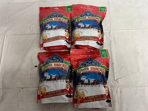 4 Bags of Blue Diamond Dog Treats Best by 09102023