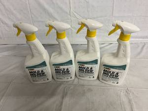 4 CLR Mold and Mildew Stain Remover Sprays