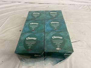 6 Boxes of Kleenex Professional Comfort Touch