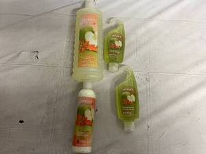 Avon Senses Fresh Orchard Apple Bubble Bath, 2 Shower Gel, and Body Lotion