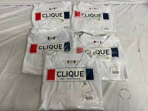 5 White Polo Shirts - XXXL