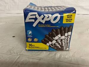 36ct Pack of Black Expo Markers
